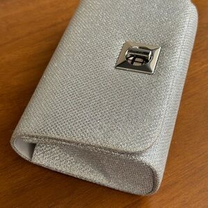 Silver Metallic Clutch by Kelly & Katie - Like New